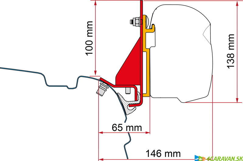 Adapter-Kit Combi Rail Bracket