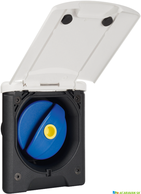 Klapka na  na pitnú vodu, biela