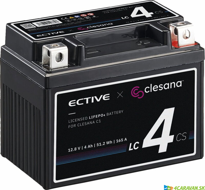 ECTIVE LC 4CS – 4 Ah LiFePO4 batéria pre toaletu Clesana C1 