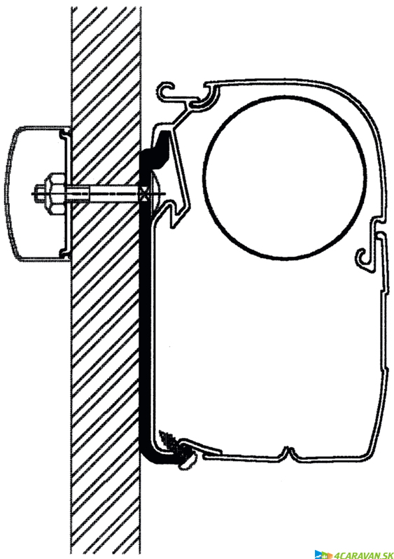 Flach-Adapter Serie 5, 300 cm (S)