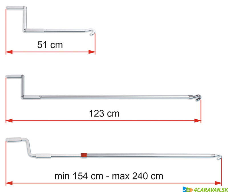 Fiamma Markisenkurbel – kľuka na ovládanie markízy