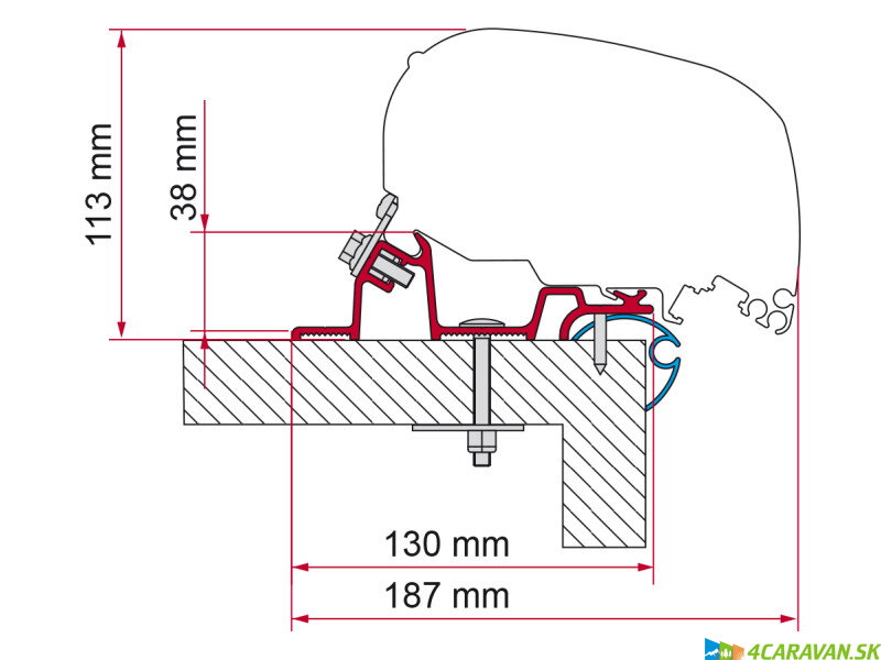 Adapter F80-F65 Kit Caravan Standard