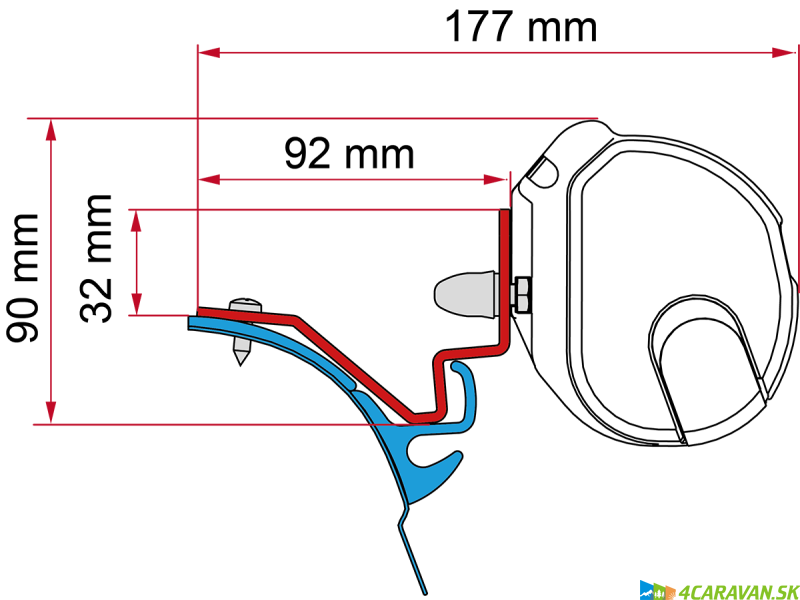 Adapter F35 Westfalia VW T6 Kepler