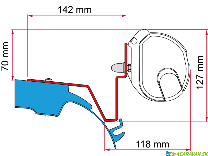 Adapter F35 Westfal. MB Vito Jules V