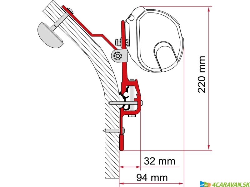 Adapter F35 Kit Eriba Touring