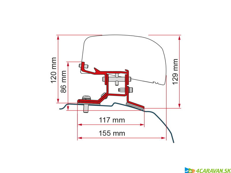 Adapter F40 Kit Ford Custom L1