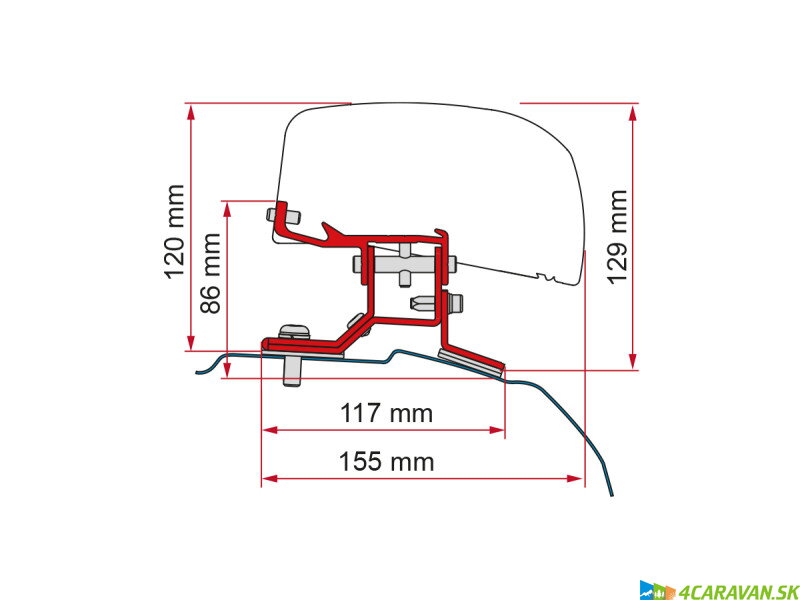 Adapter F40 Kit Ford Custom L2
