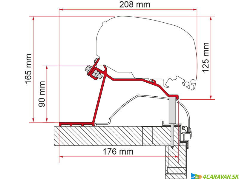 Adapter-Kit F80-F65 Hobby Caravan od 14
