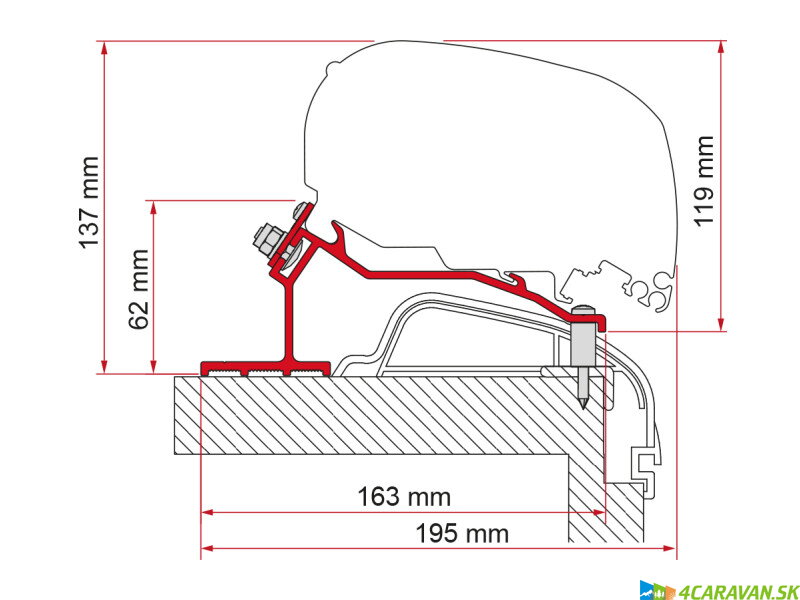 Adapter F80-F65 Hobby Premium & Ontour (≥ 2012