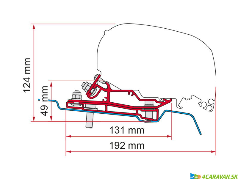 Adapter Ford Transit L3 H3