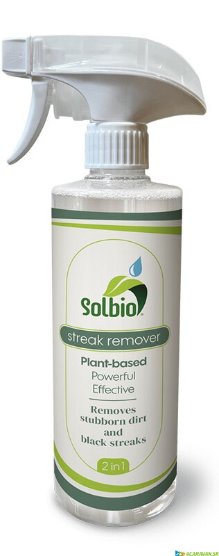 Solbio odstraňovač čiernych pruhov 500 ml – čistič exteriéru karavanu bez drhnutia