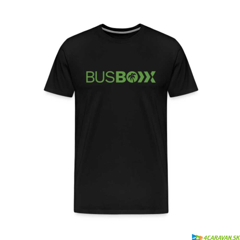  BusBoxx   pánske čierne tričko  BUSBOXX „L“ 