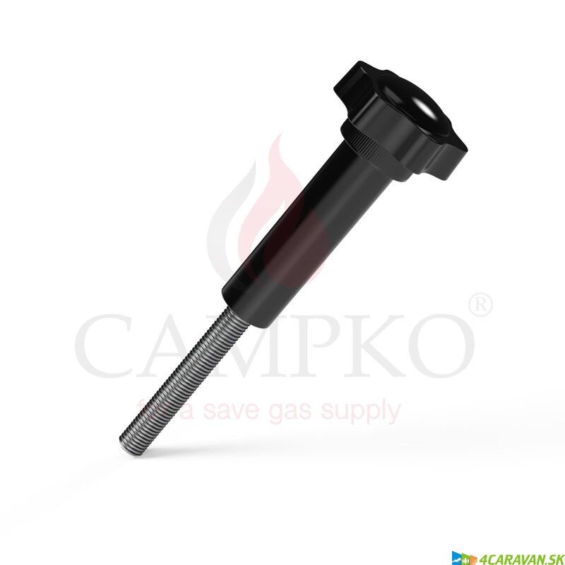 CAMPKO hviezdicová skrutka s dištančnou vložkou – rýchloupínací systém pre držiak plynových fliaš