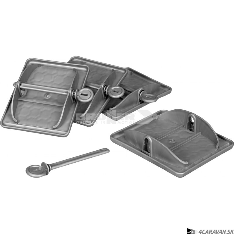 Brunner CARAPAD – podložky pod oporné nohy karavanu (4 ks)