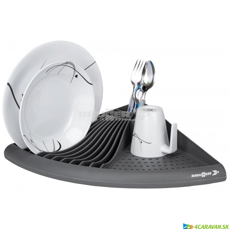 DripDish 90 – kompaktný odkvapkávač riadu do karavanu