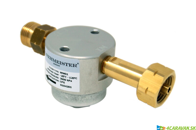 DREHMEISTER Smart plynový filter W21.8 x 1/14 LH (dlhá verzia)