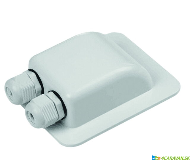 Dvojitá strešná prechodka Phaesun Two – biela