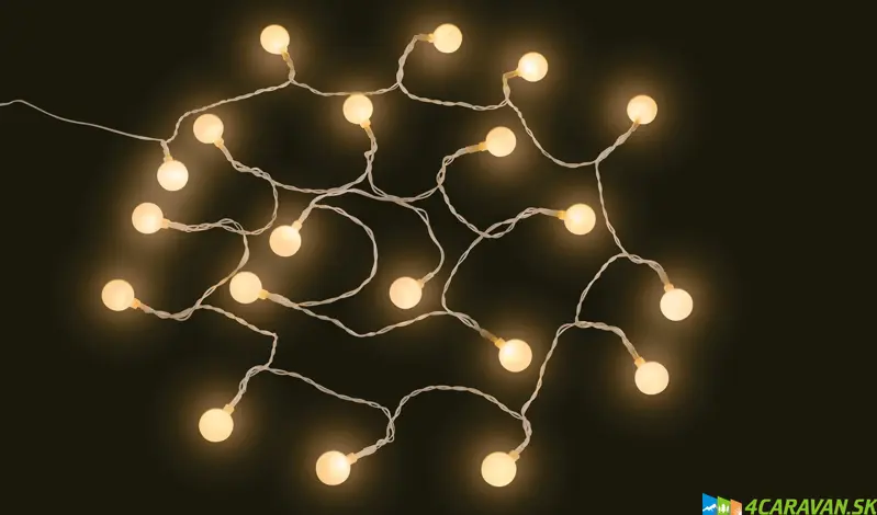 Outwell Delta Light Chain – dekoratívna LED svetelná reťaz na batérie a USB