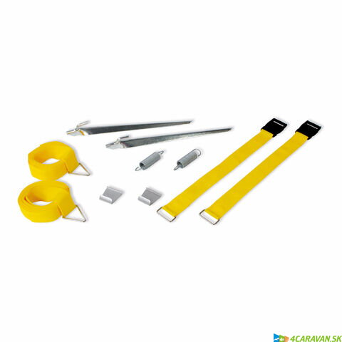 Fiamma Tie Down S – žltý upevňovací pás pre markízy