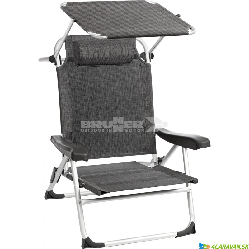 Brunner MAKAI – polohovateľné kreslo so slnečnou strieškou 