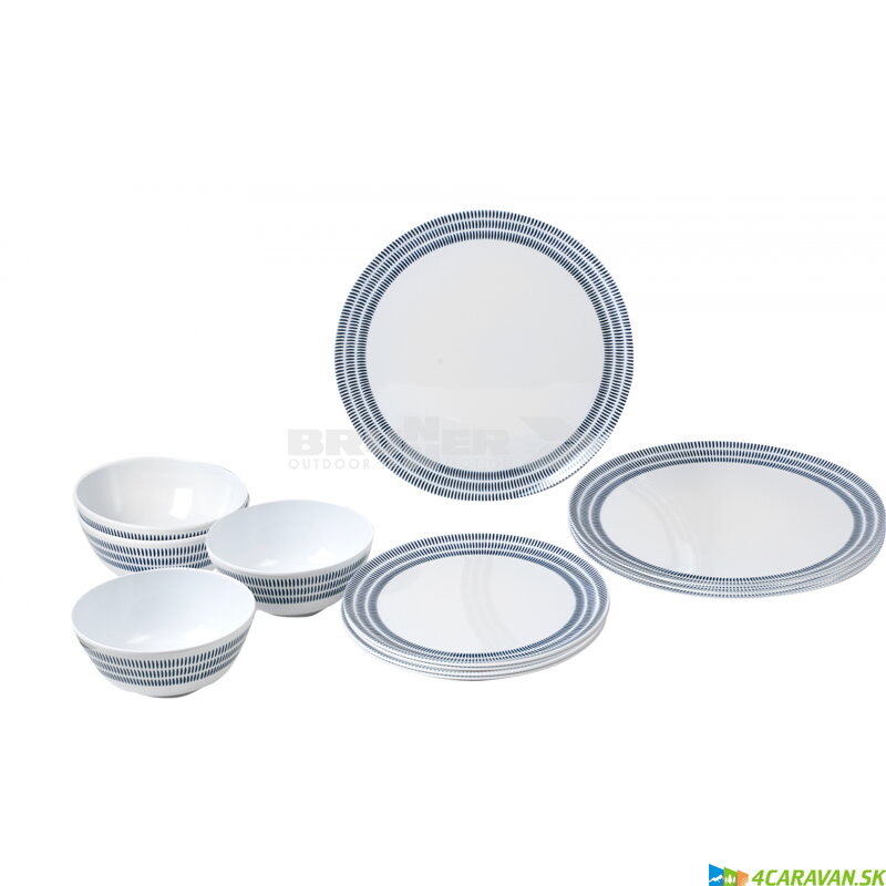 Brunner MIDDAY BLUEBAY – 12 dielna sada riadu z melamínu
