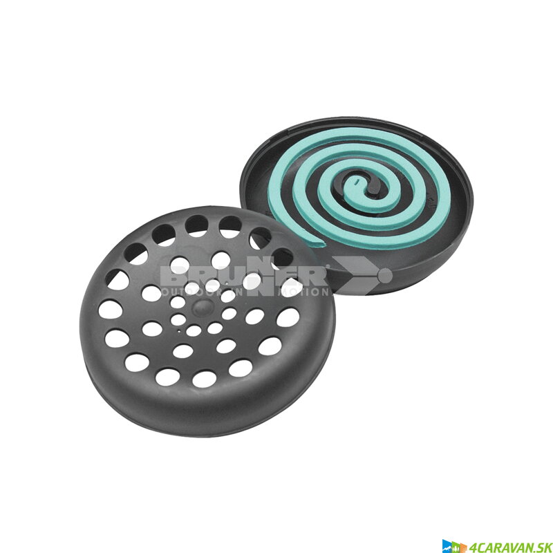 Brunner MOSSY BOX – bezpečnostná nádoba na moskytiérové špirály, Ø 13 cm