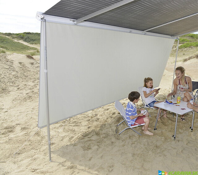 Dometic RainProtector – predná stena pre markízy PerfectWall / PerfectRoof