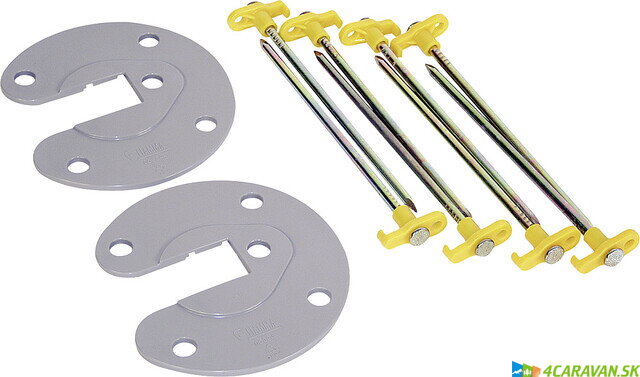 Fiamma Kit Awning Plate – Ukotvovacie platne pre nohy markízy