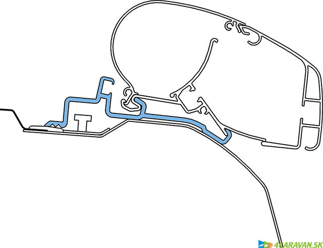 Adaptér DOMETIC PerfectRoof – Ducato H2 Skyroof