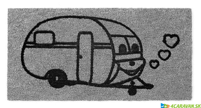 ARISOL Caravan rohožka 60 × 40 cm sivá 