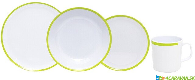 Polygonia Arte – 16‑dielna melamínová sada riadu