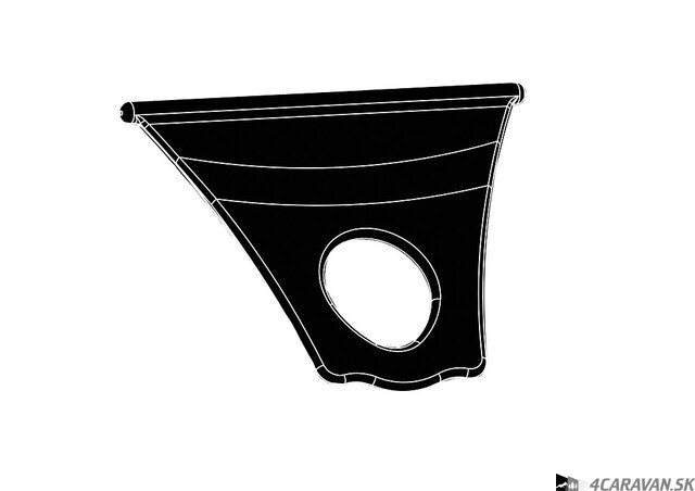 Thule QuickFit montážna sada F pre Fiamma markízy – čierna