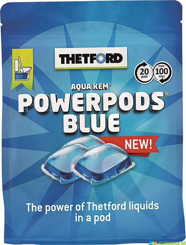 PowerPods® Blue – kapsule do chemickej toalety od Thetford