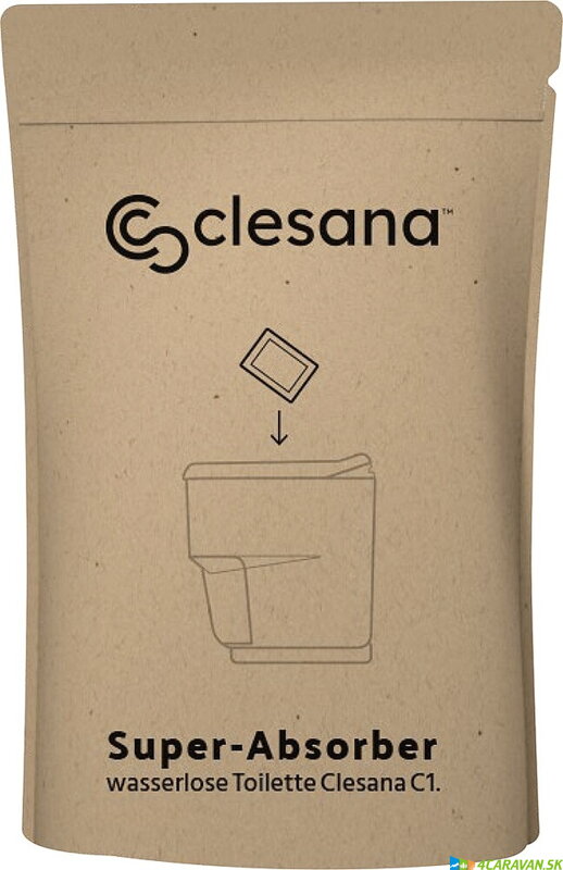 Clesana Super‑Absorber – savé vrecká pre toalety Clesana C1/X1