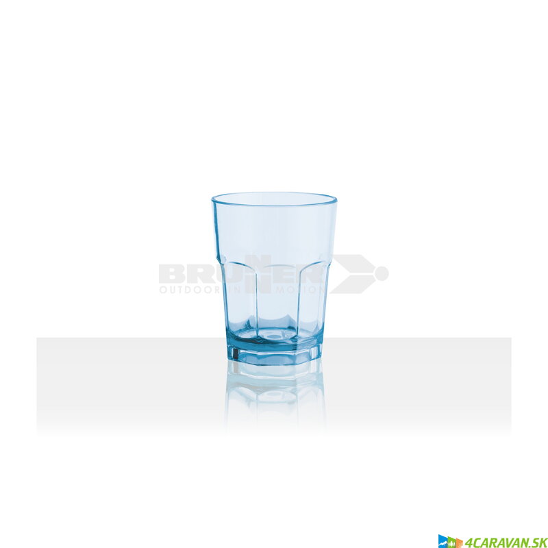 Brunner Octoglass Blue–  plastový pohár s protišmykovým dnom