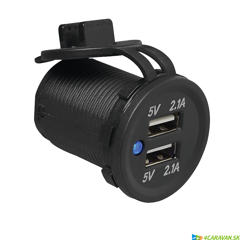 ProPlus USB dvojitá vstavaná zásuvka 2x2100mA – 12/24V