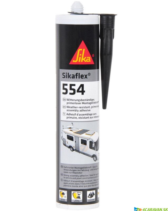 Sikaflex®-554 – Čierne montážne lepidlo 300 ml