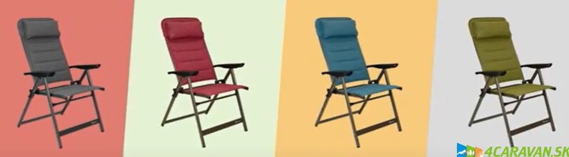 Berger Slimline skladacia stolička rôzne farby