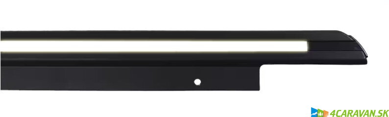 Viganella 135 – LED osvetlenie posuvných dverí COB, čierne 150 cm