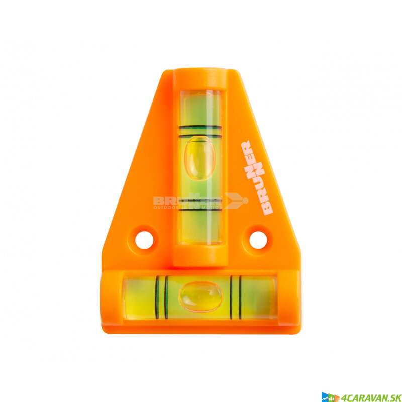 Brunner TRIANGLE – trojuholníková vodováha pre karavany